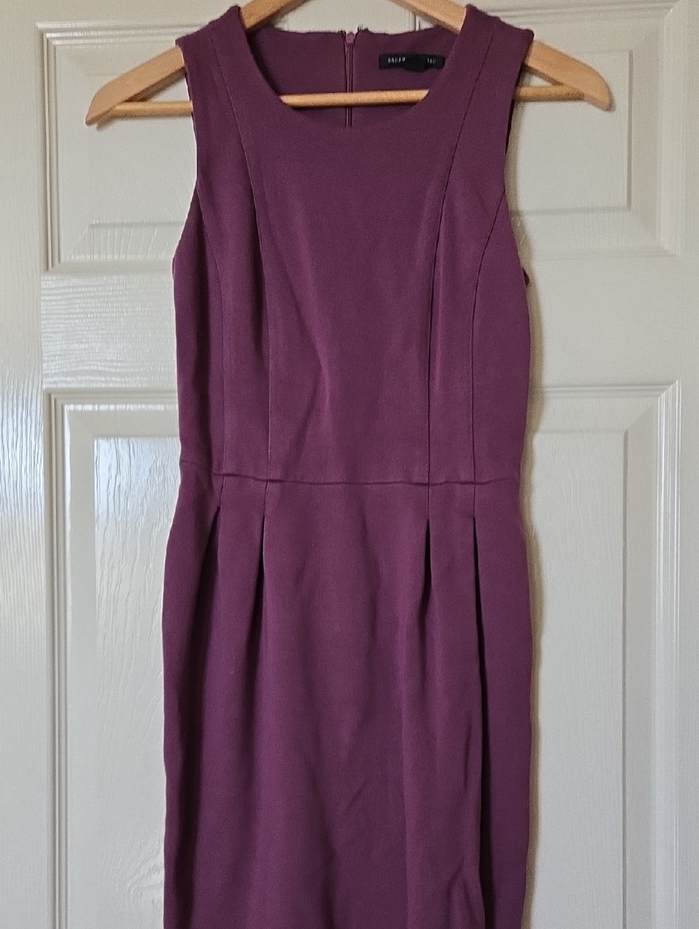 Banana Republic Plum Sleeveless Midi Sheath Dress